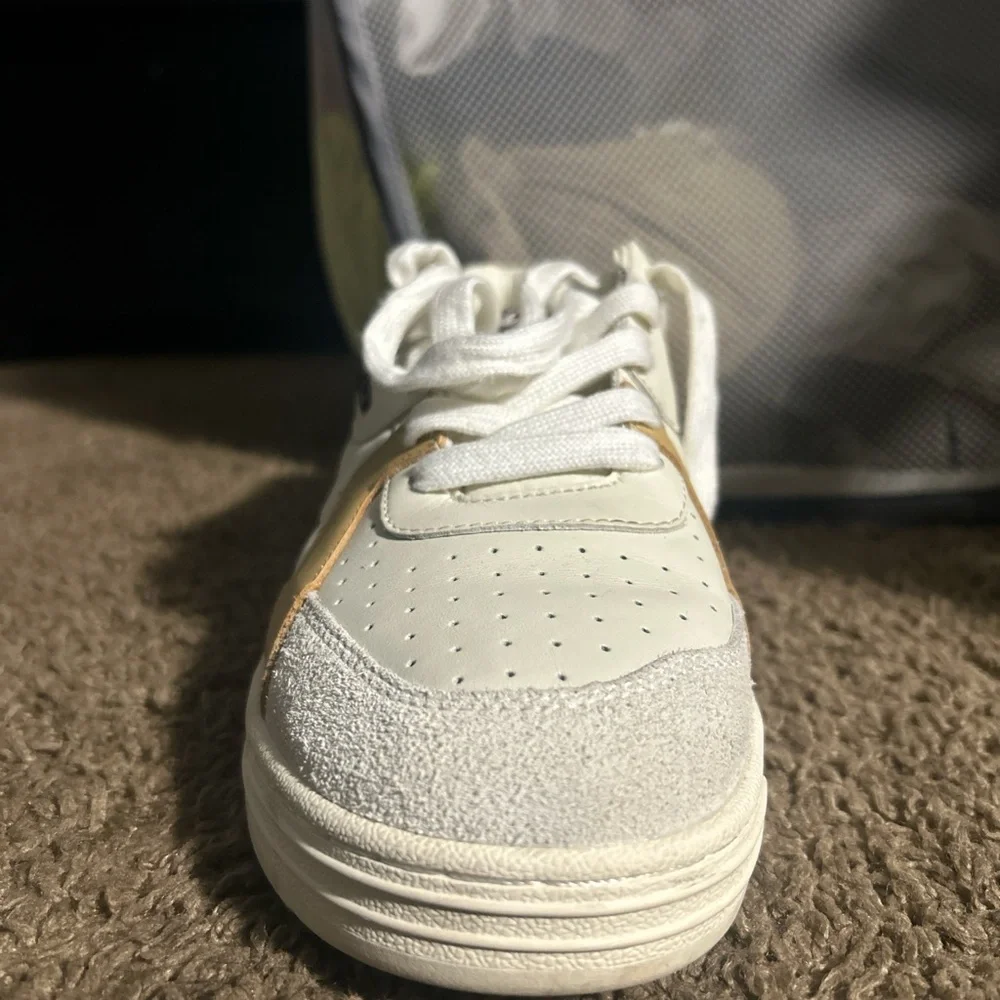 Palm Angels White and Yellow Sneakers - Picture 4 of 9